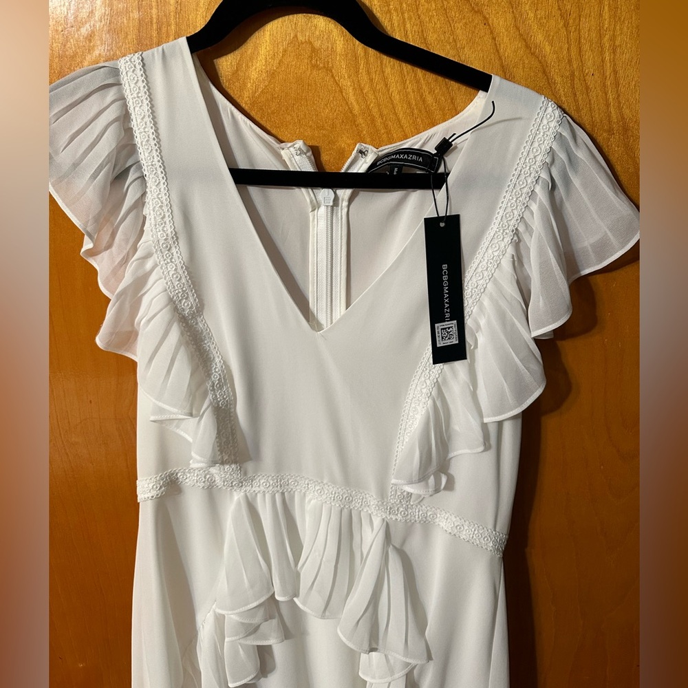 BCBG Ruffle Mini Dress - Picture 7 of 11